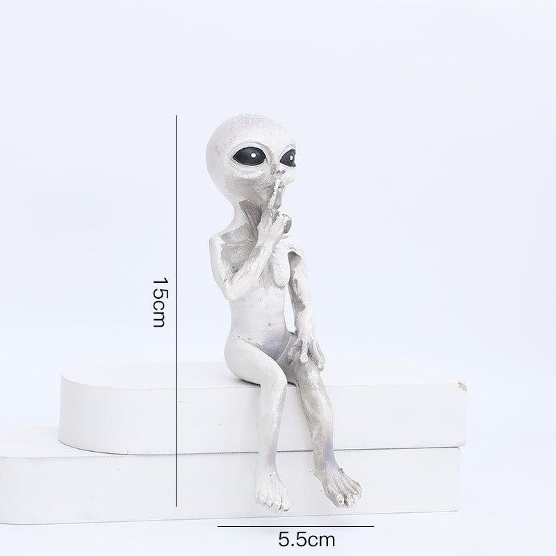 Alien Figurine - See No Evil, Hear No Evil, Speak No Evil