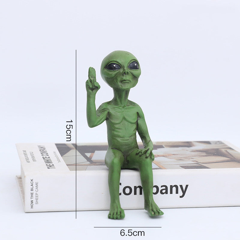 Alien Figurine - See No Evil, Hear No Evil, Speak No Evil