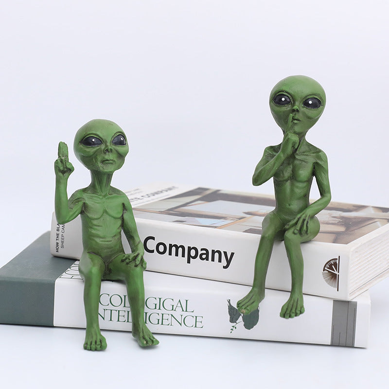 Alien Figurine - See No Evil, Hear No Evil, Speak No Evil