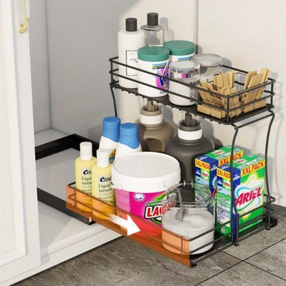 Double Slide-Out Under Sink Organizer