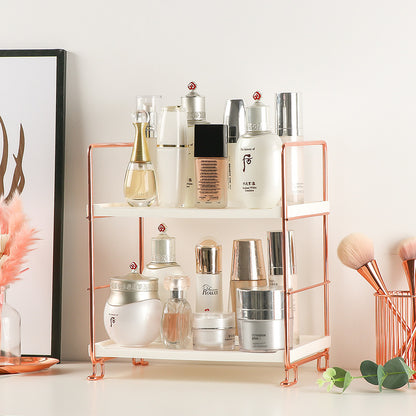 Multi-Layer Cosmetic Storage Rack