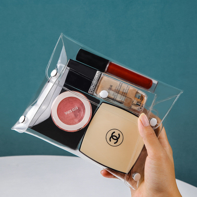 Portable Transparent Cosmetic Storage Bag